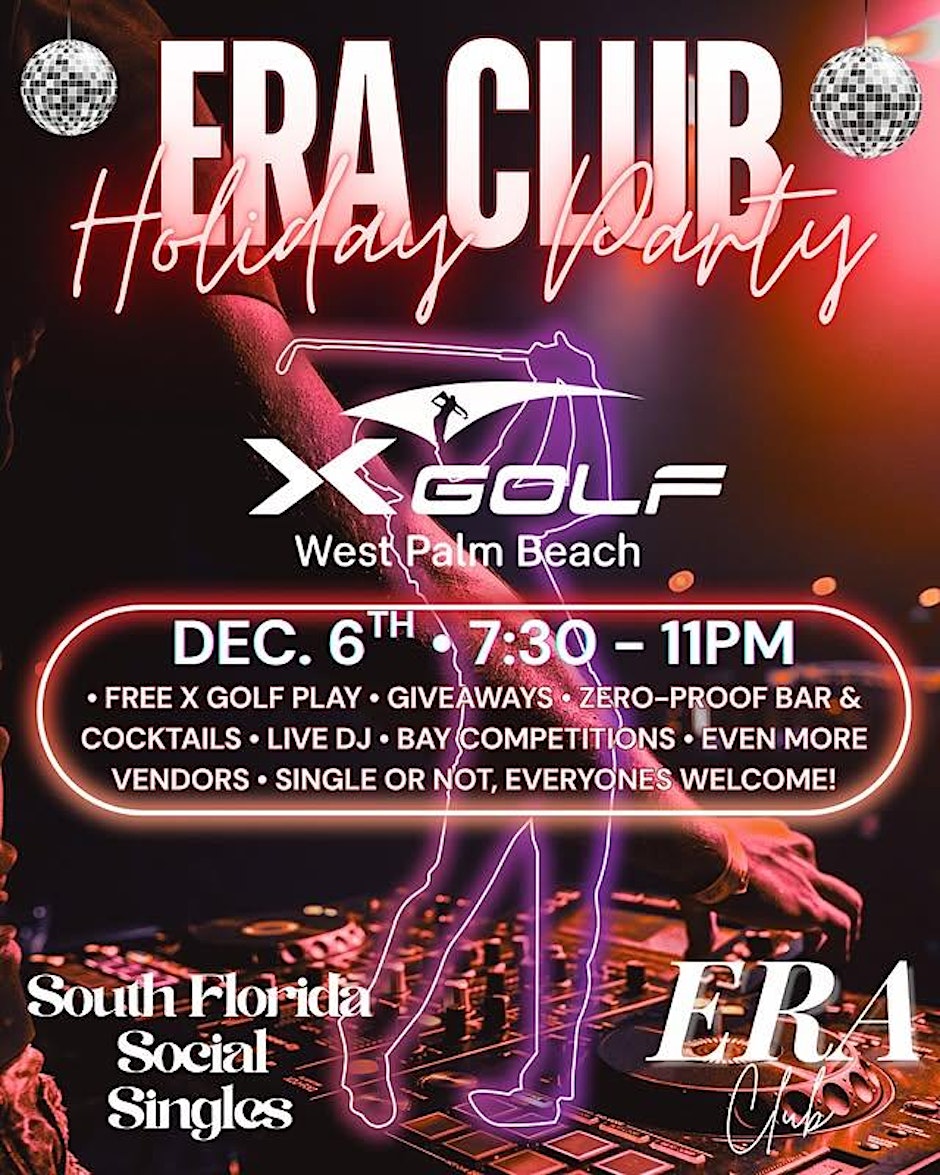 Holiday Mixer Party for ALL @ X-Golf – DJ, Competition, good vibes, & more!